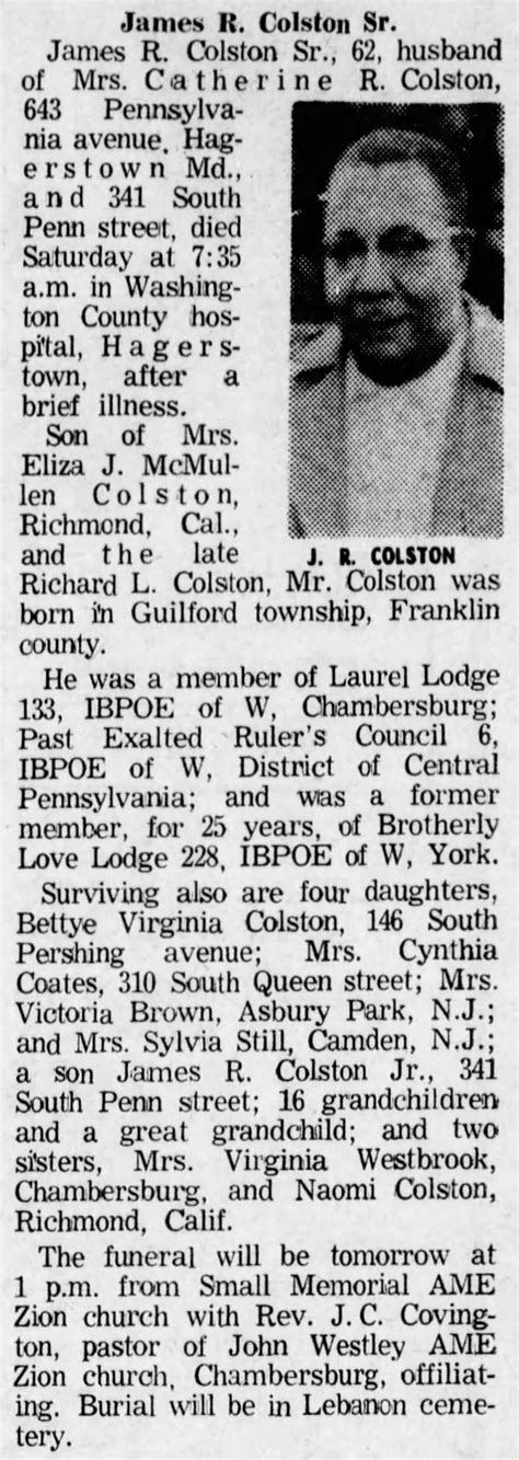 tulsa colston obituary