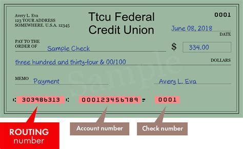 tulsa teachers credit union routing number