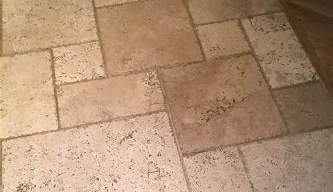 Tumbled Travertine Floor Tile Noce Mosaic s 4x4 Natural Stone
