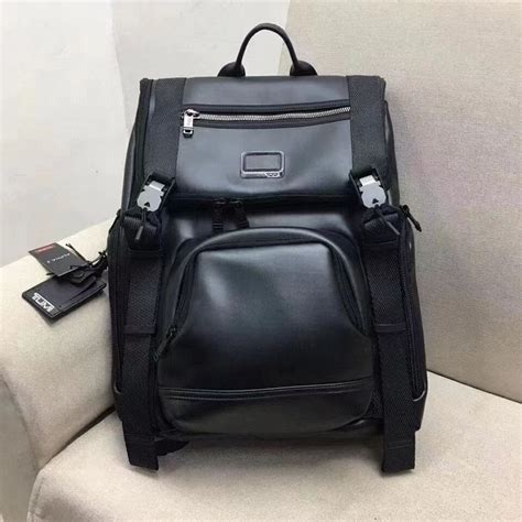 Tumi Leather Backpack Ebay