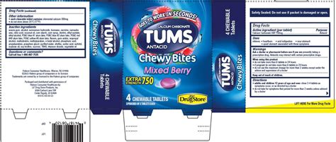 Tums Chewable Dosage