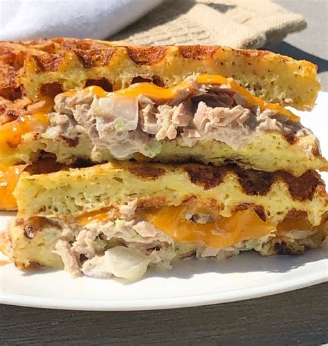 Tuna Melt Chaffle