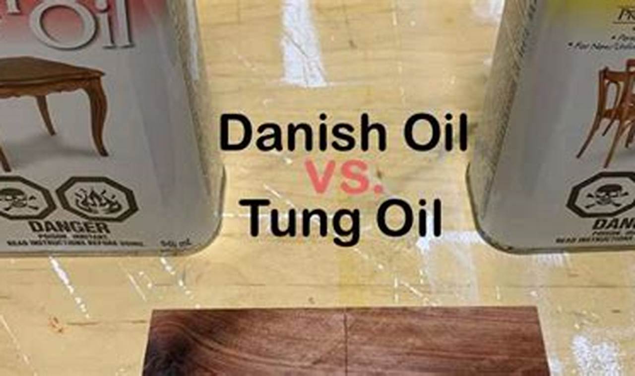tung oil for danish teak furniture
