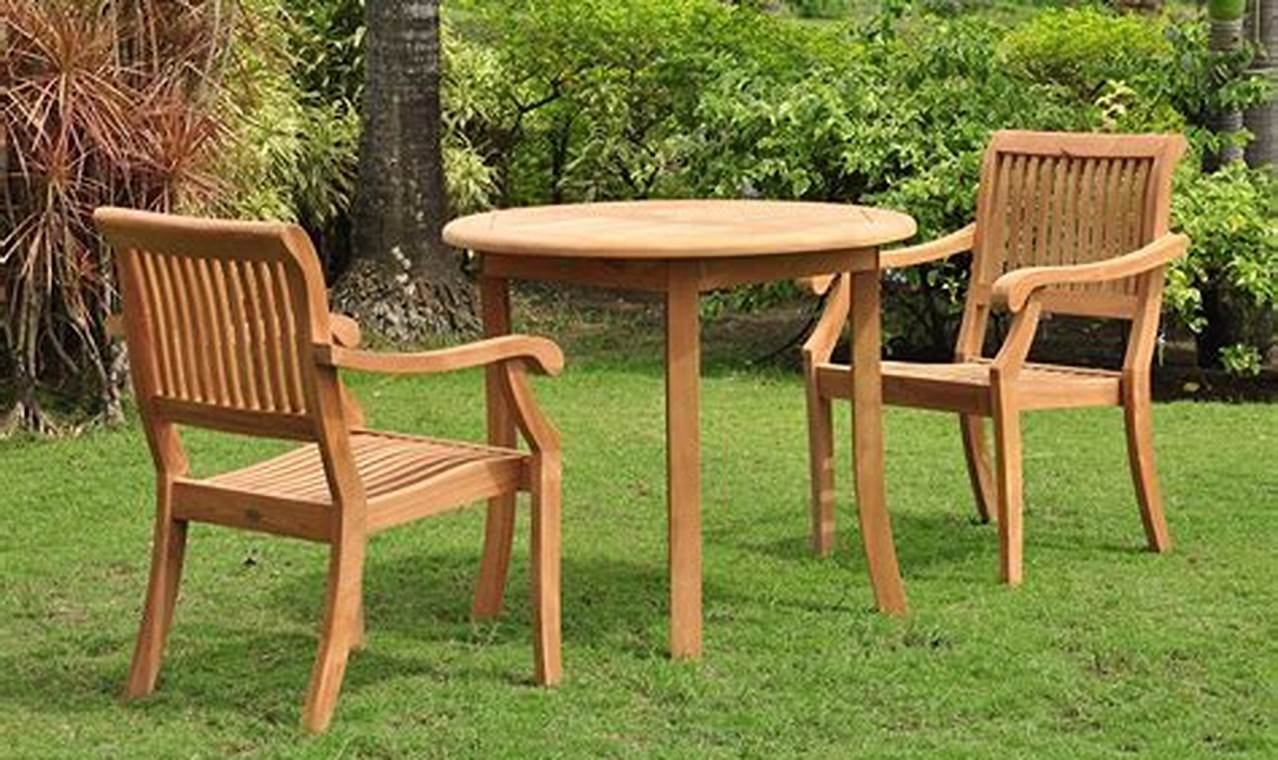 tung oil teak outdoor furniture