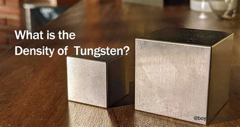 Tungsten Plate Density