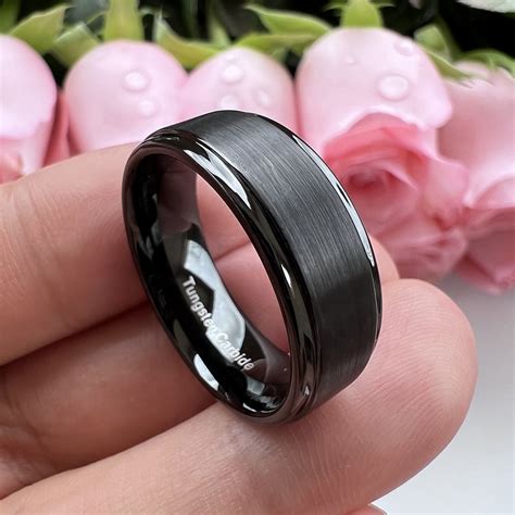 Tungsten Rings Black