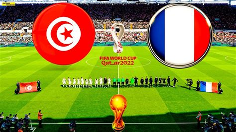 tunisia vs france qatar 22 score