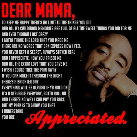 tupac song about mother