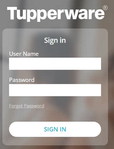 Access To Tupperware SalesFroce Account