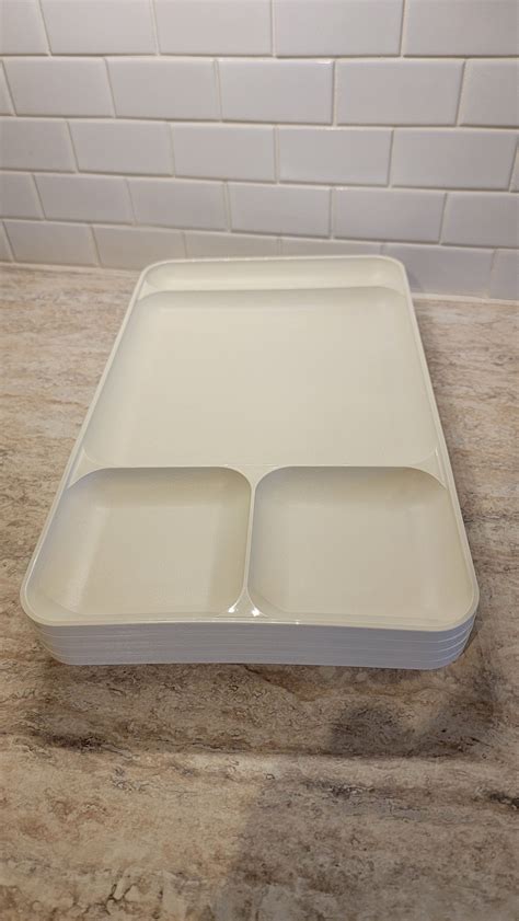 Tupperware Divided Lunch Trays