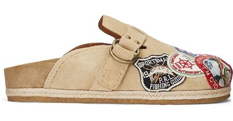 Turbach Logo-Patch Suede Clogs