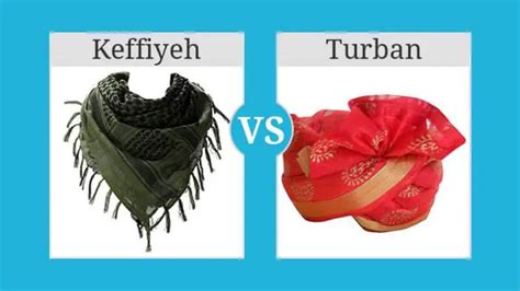 turban vs keffiyeh