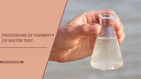 Turbidity Test Conclusion