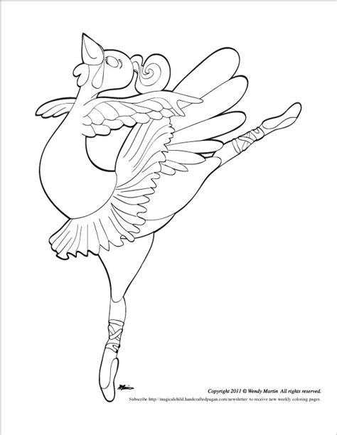 Ballet Dancer + Coloring Page Coloring Home