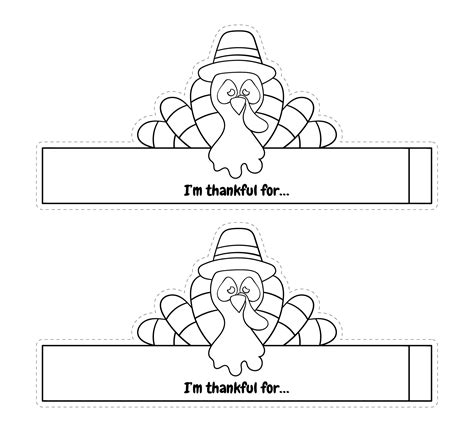 Free Printable Thanksgiving Hat Templates Of Printable Turkey Hat