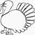 turkey template for coloring