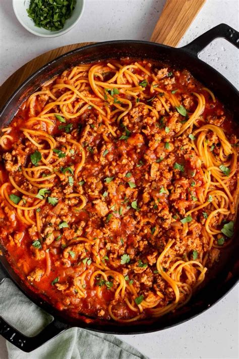Turkey Beef Spaghetti