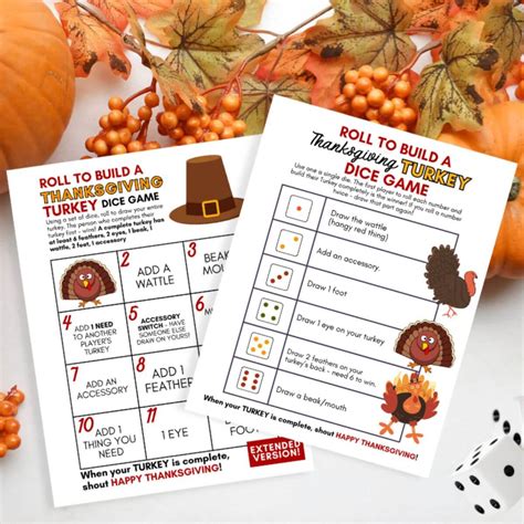 Turkey Dice Roll Game