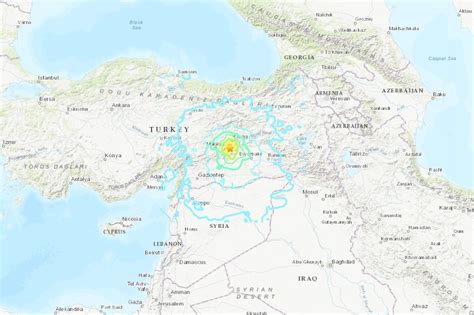 turkey earthquake map real time