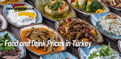 turkey food and drink prices 2023