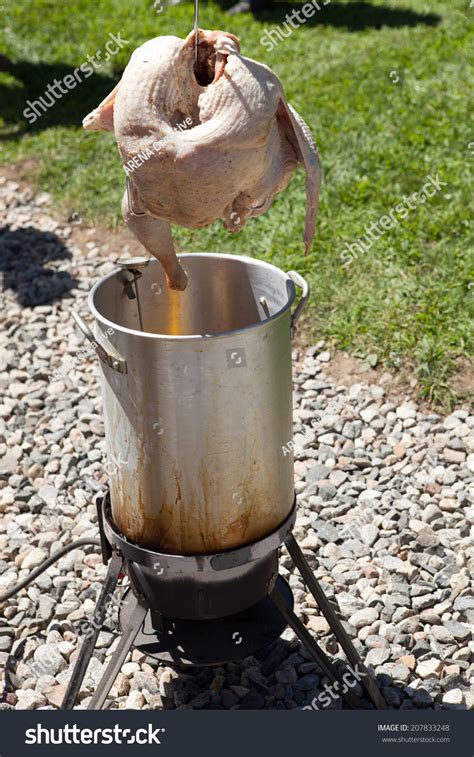 Turkey Fryer Orange Flame