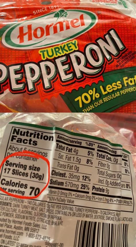 Turkey Pepperoni Ingredients