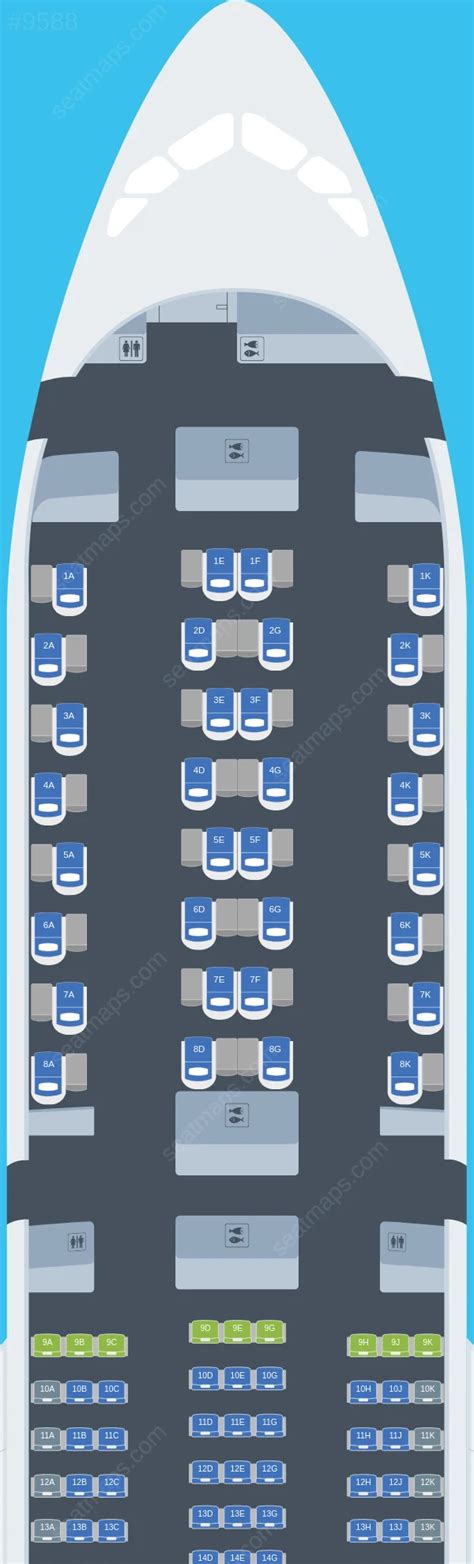 turkish airlines airbus a350-900 seat map