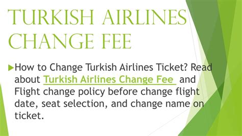 turkish airlines change booking fee
