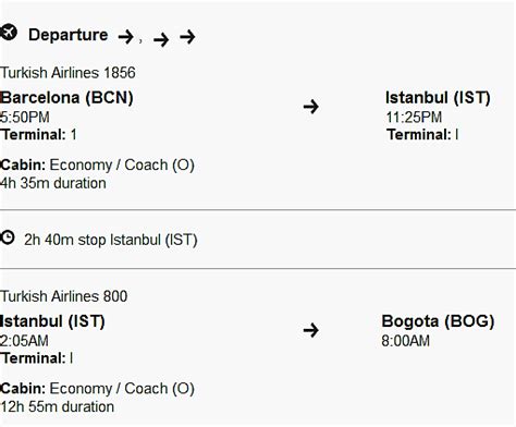 turkish airlines flight verification letter