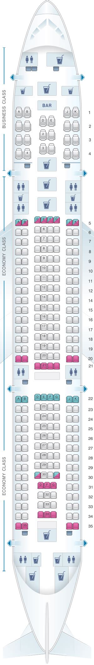 turkish airlines seat chart