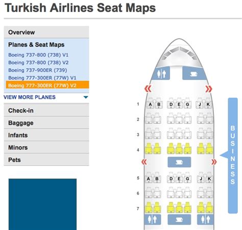 turkish airlines seat selection cost