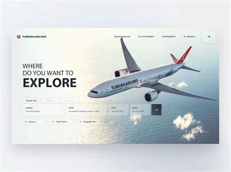turkish airlines web page
