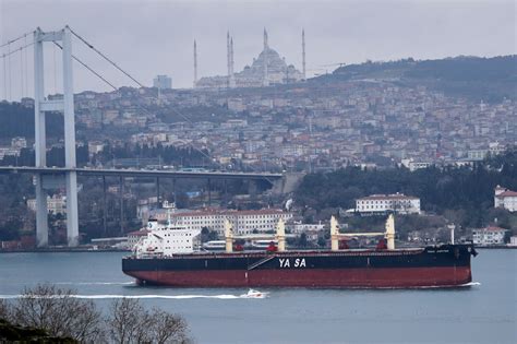 turkish cargo ship bombed