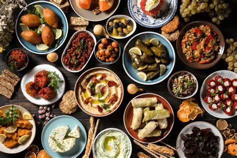 turkish meze selection