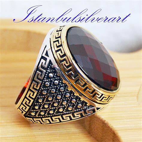 turkish silver ring for men