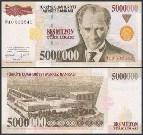 turkiye cumhuriyet merkez bankasi 50000 value