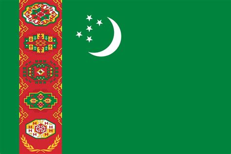 turkmenistan flag color meaning