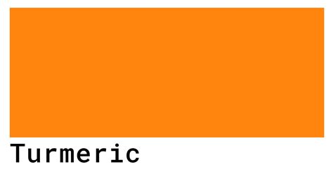 Turmeric Colour Code
