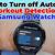 turn off auto detect workout galaxy watch