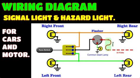 SIGNAL LIGHT AND HAZARD LIGHT WIRING DIAGRAM / TROUBLESHOOT AND REPAIR