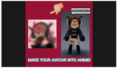 How to make your ROBLOX AVATAR into ANIME 🌟 [ Easy ! ] ON MOBILE! 📱