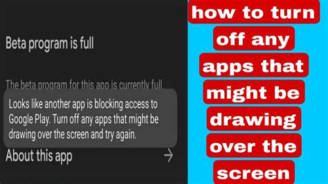 This Are Turn Off Any Apps That Might Be Drawing Over The Screen Oppo Popular Now