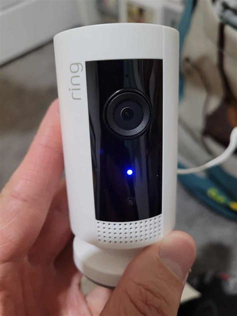 turn off blue light on ring indoor camera