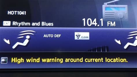 turning off weather warnings