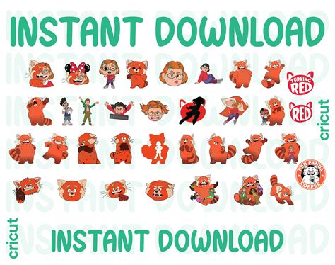 Drawing & Illustration Movie Character Cartoon Panda SVG Movie Red SVG