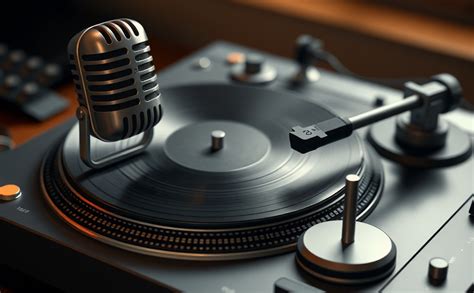 Turntable And A Microphone