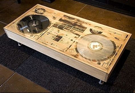 Turntable Coffee Table