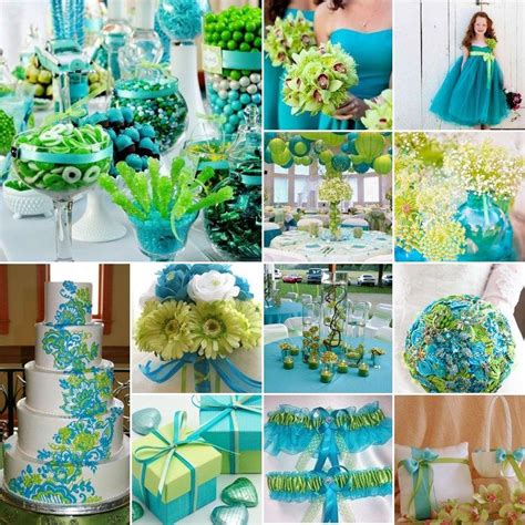Wedding Stuff Ideas A Turquoise and Lime Green Wedding