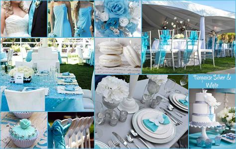 7 best silver and turquoise wedding decor images on Pinterest Dessert
