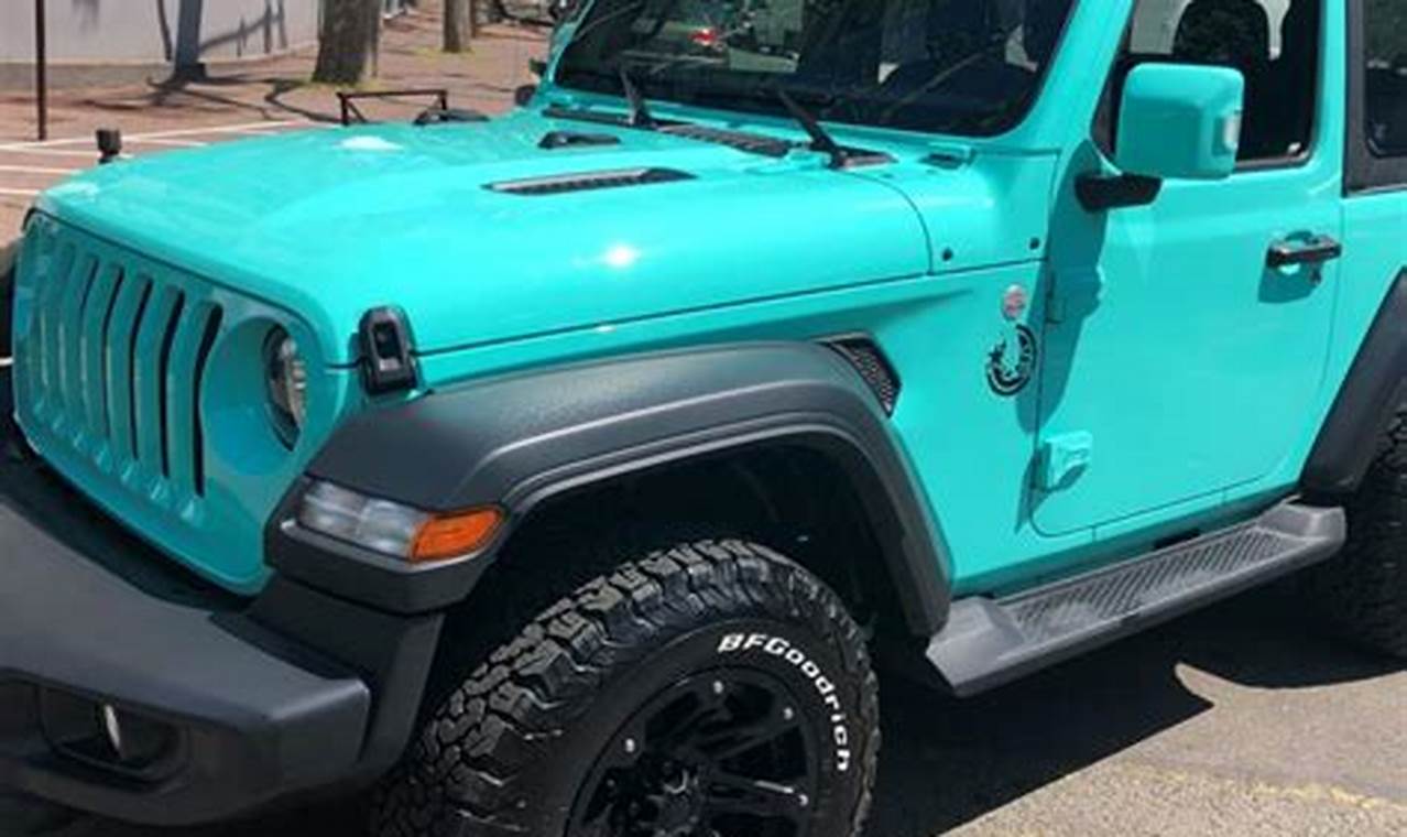 turquoise jeep wrangler for sale in greenville pa